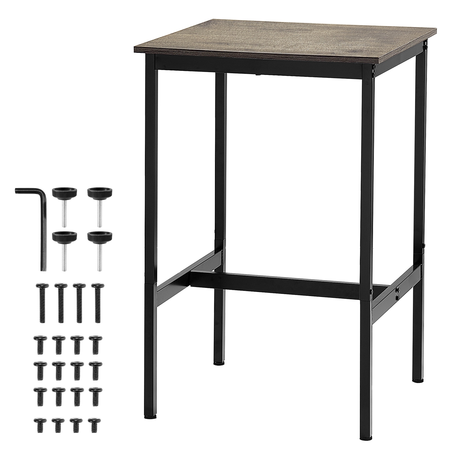 24 In Bar Table Height Pub Table Cocktail Coffee Counter Desk Kitchen Dining_voghion.com